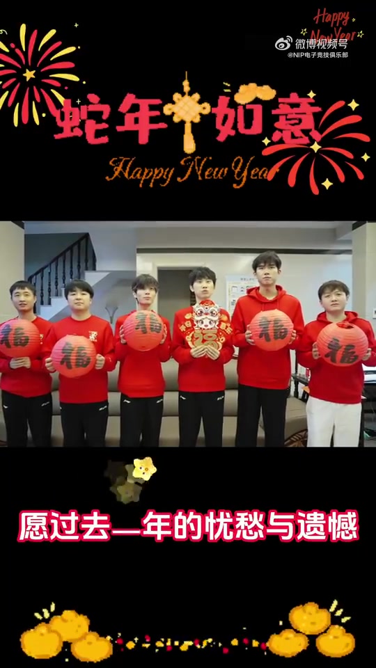 NIP战队新春祝福：新春快乐，蛇年期待无限?